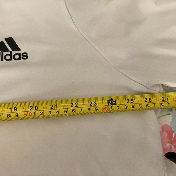 Adidas Cold.rdy Men's White/Gray Raglan Training Logo Pullover Hoodie Size 2XL - Picture 14 of 16